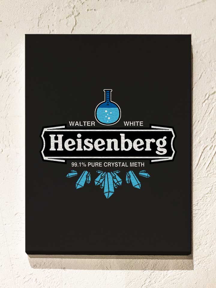 heisenberg-walter-white-leinwand schwarz 1