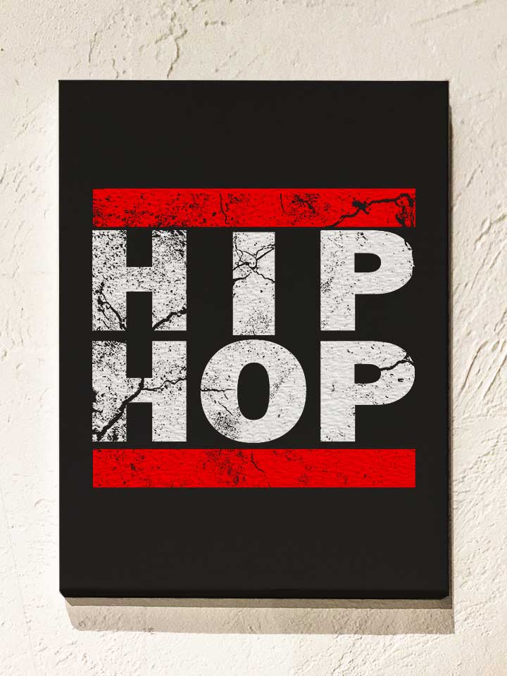 hip-hop-vintage-leinwand schwarz 1