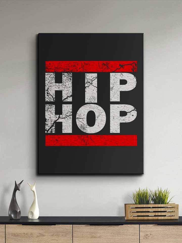 hip-hop-vintage-leinwand schwarz 2
