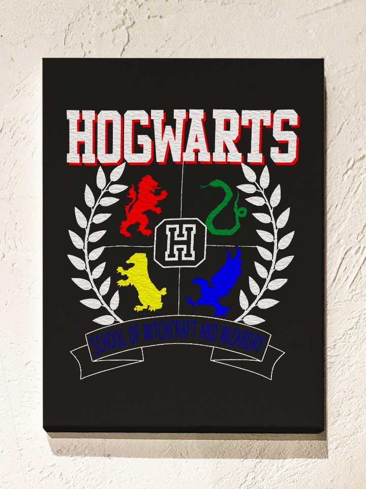 hogwarts-leinwand schwarz 1