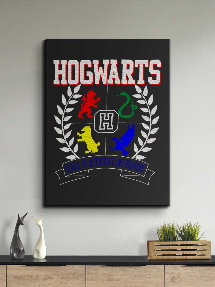 hogwarts-leinwand schwarz 2