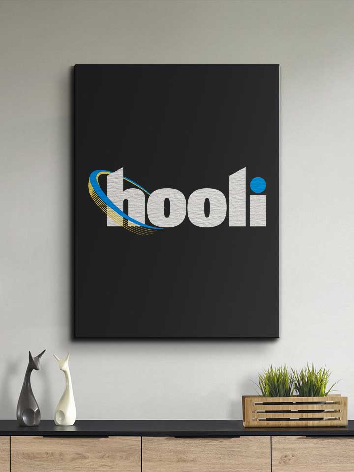 hooli-logo-leinwand schwarz 2