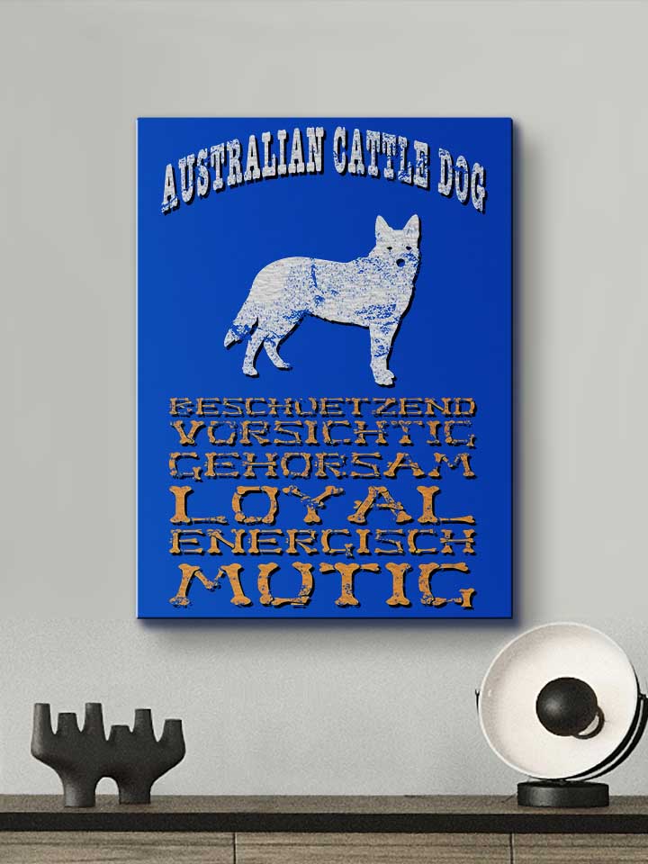 hund-australian-cattle-dog-leinwand royal 2