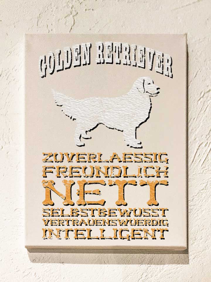 hund-golden-retriever-leinwand weiss 1