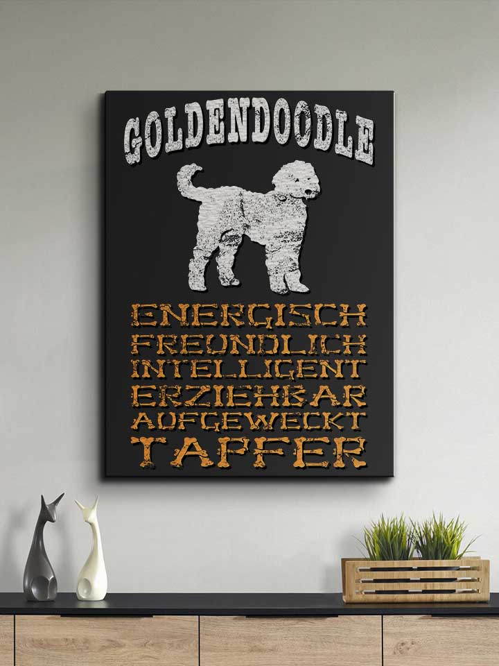 hund-goldendoodle-leinwand schwarz 2