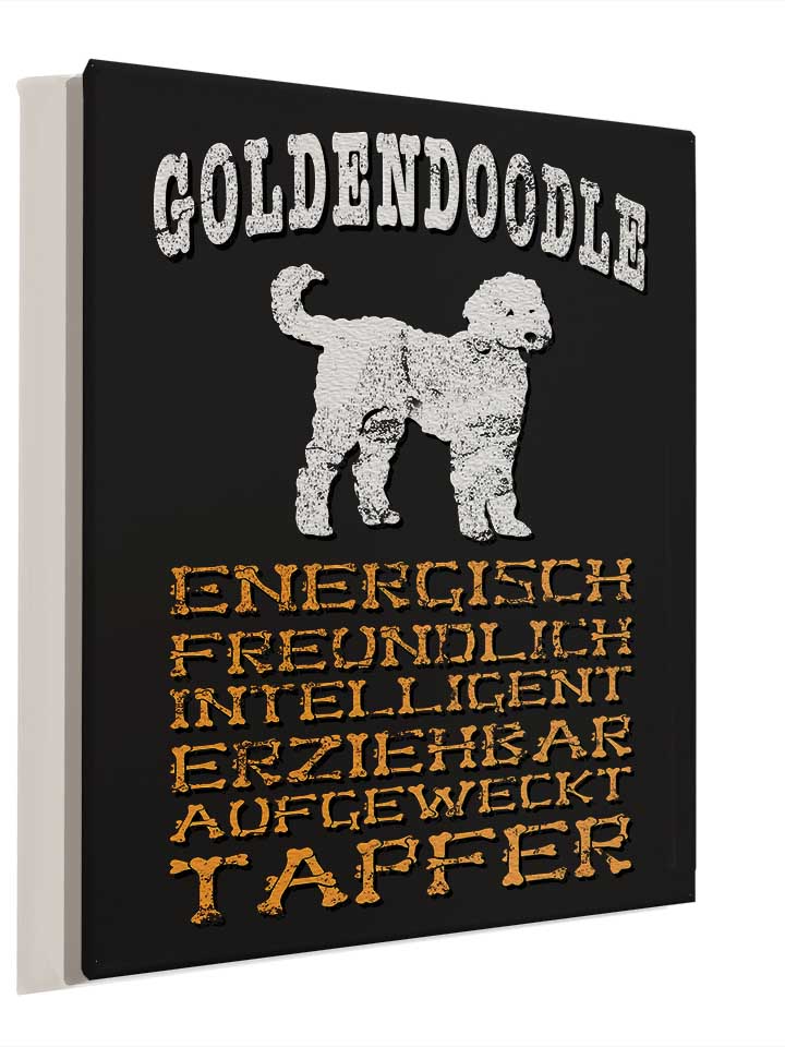 hund-goldendoodle-leinwand schwarz 4