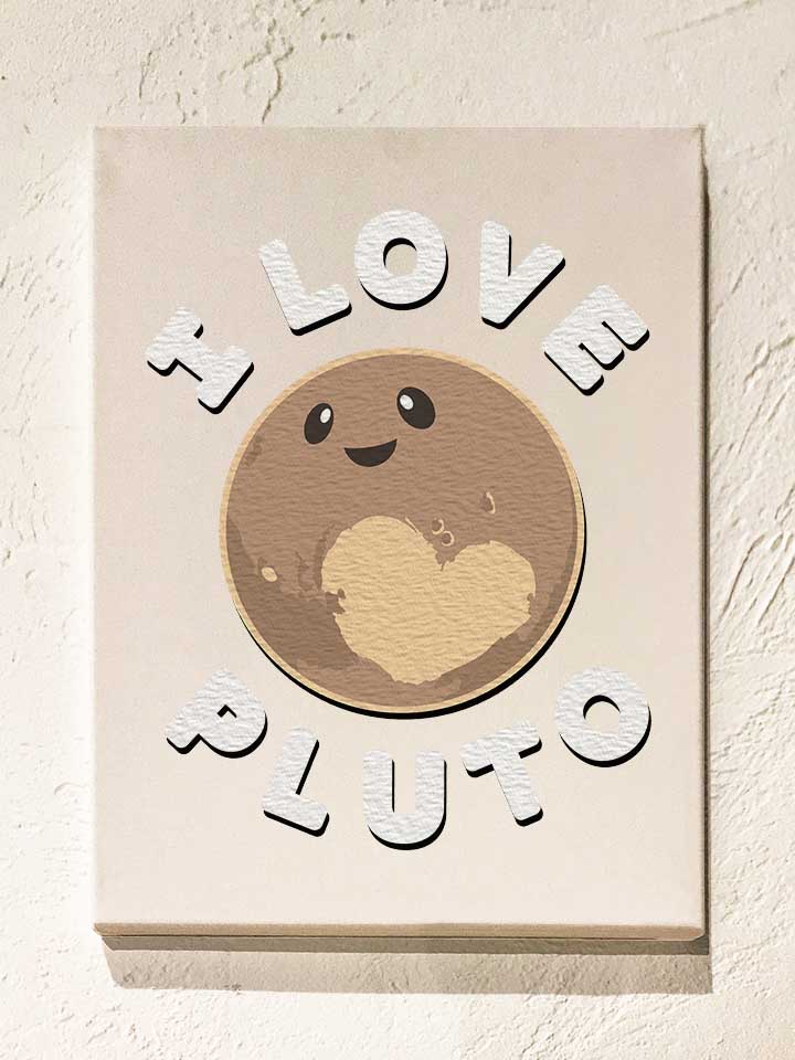 i-love-pluto-leinwand weiss 1