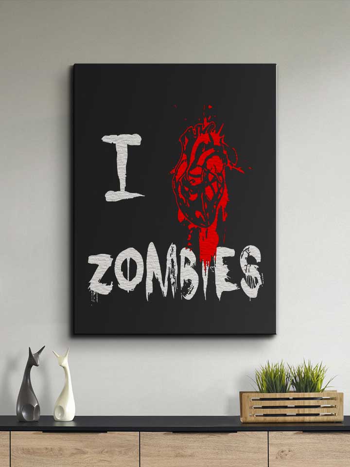 i-love-zombies-leinwand schwarz 2