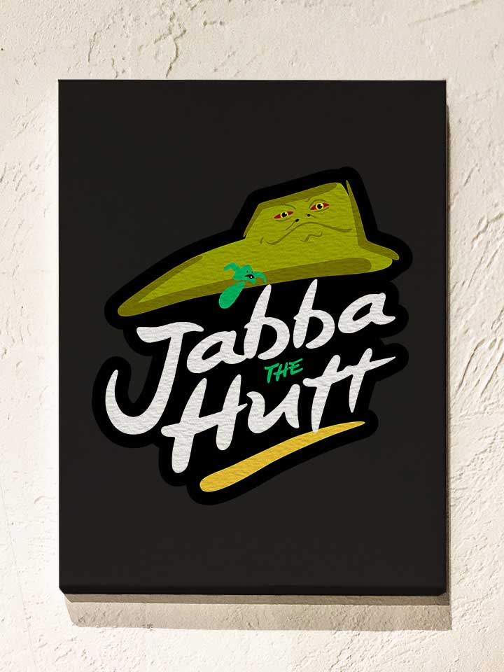 jabba-the-pizza-hutt-leinwand schwarz 1