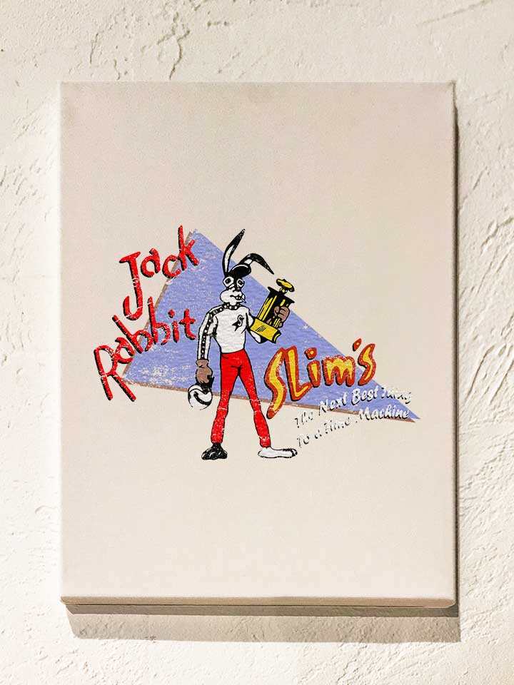 Jack Rabbit Slims Leinwand weiss 30x40 cm