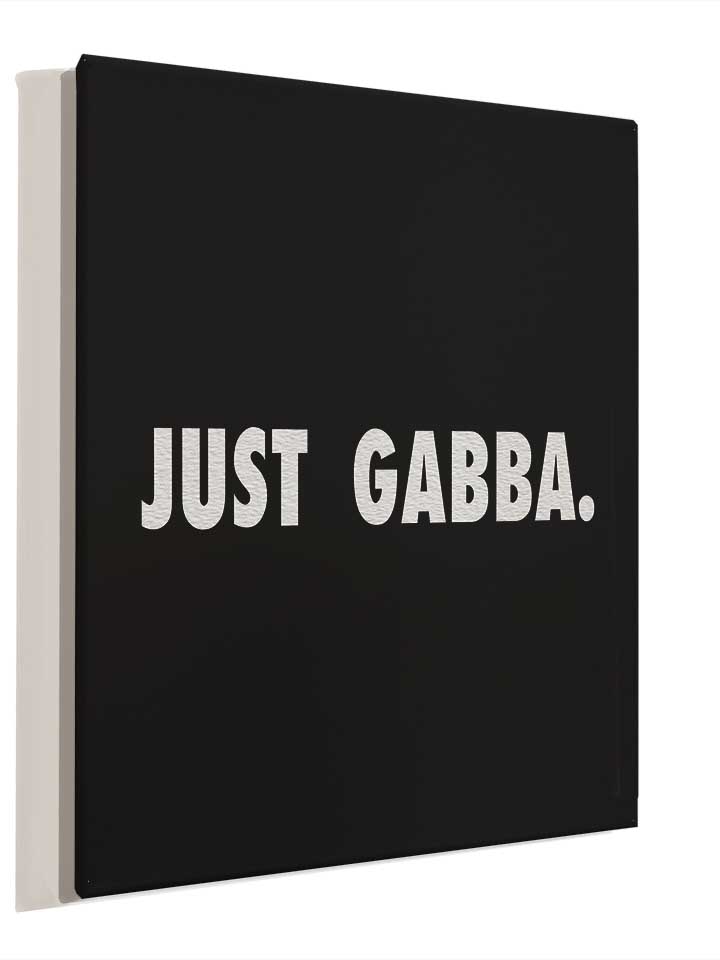just-gabba-leinwand schwarz 4