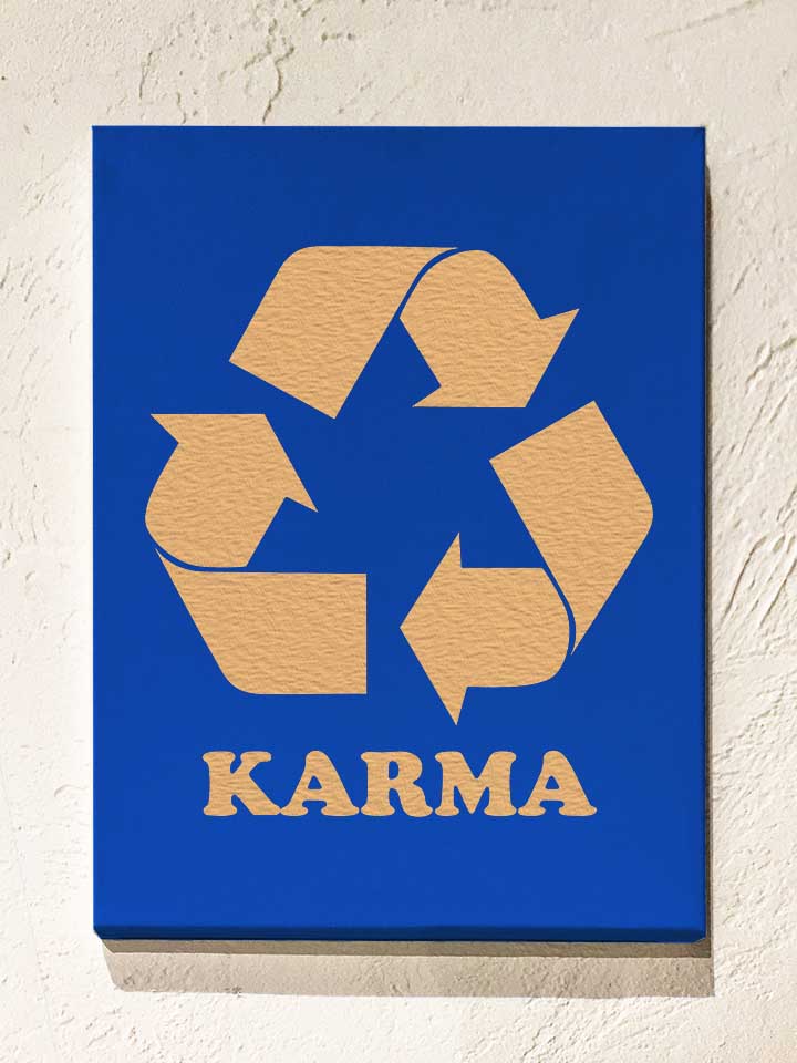karma-recycle-leinwand royal 1