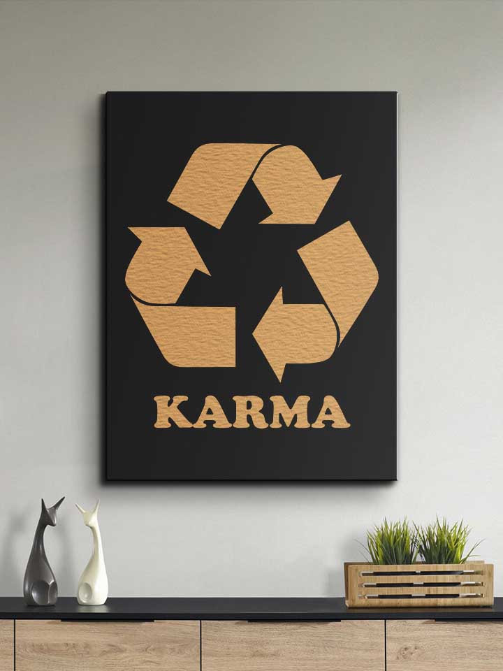 karma-recycle-leinwand schwarz 2