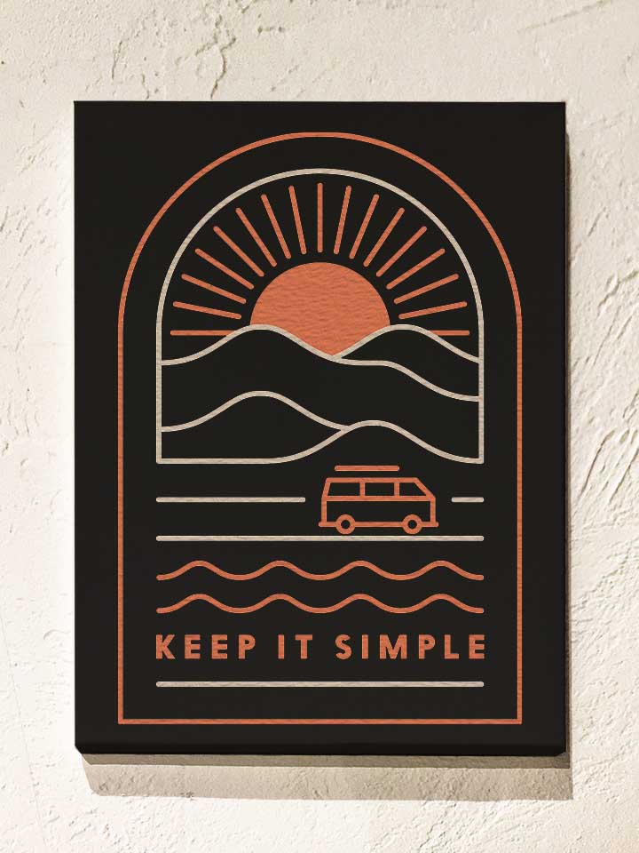 keep-it-simple-camping-leinwand schwarz 1