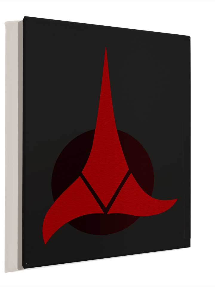 klingon-empire-logo-leinwand schwarz 4