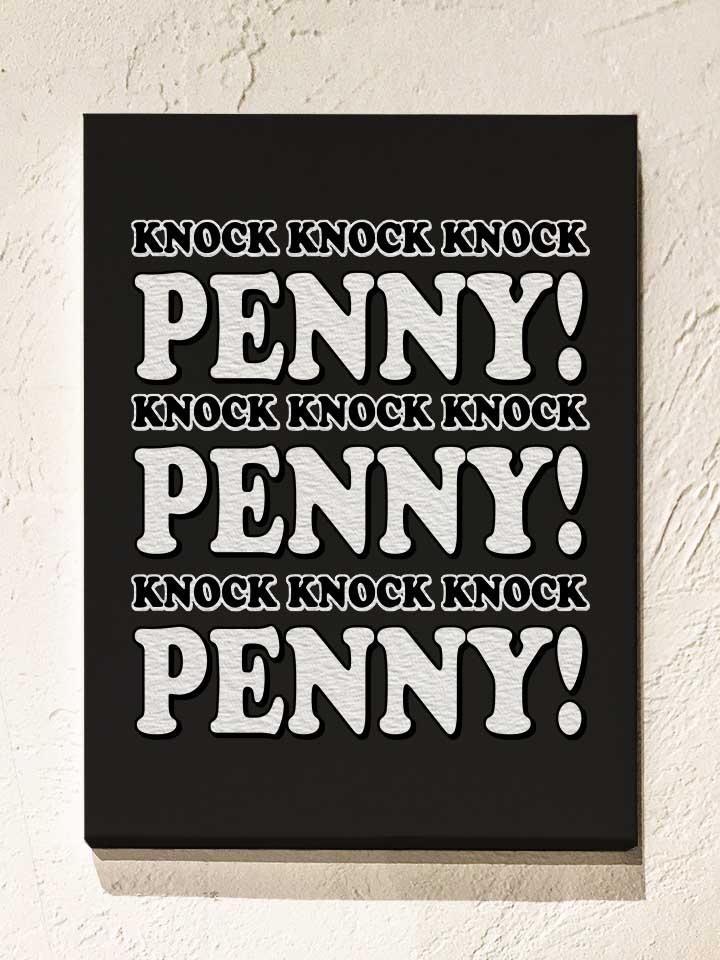 knock-knock-penny-2-leinwand schwarz 1