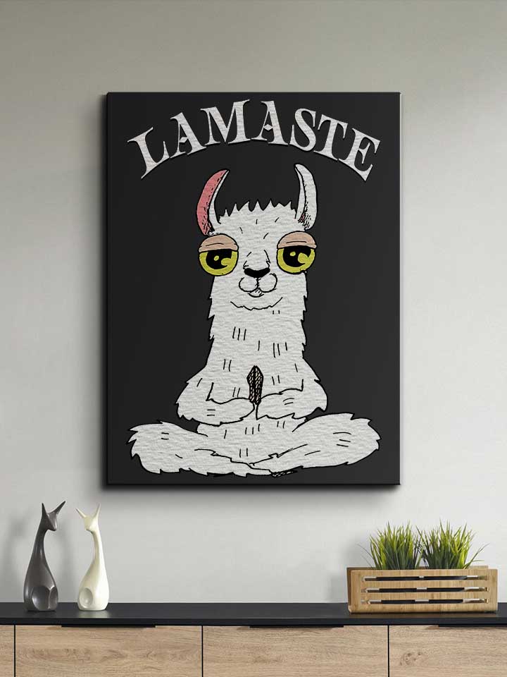 lamaste-leinwand schwarz 2
