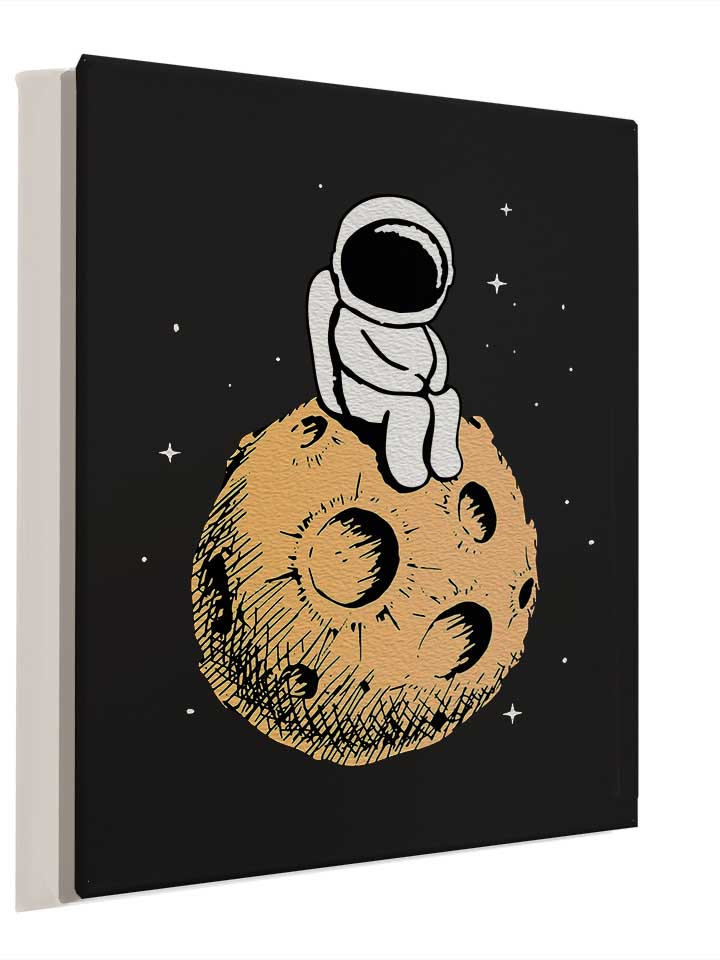 lonely-astronaut-moon-leinwand schwarz 4