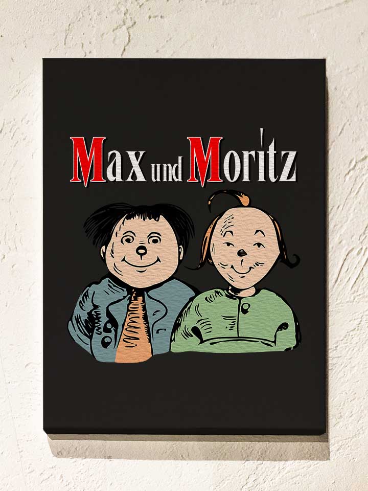 max-und-moritz-leinwand schwarz 1