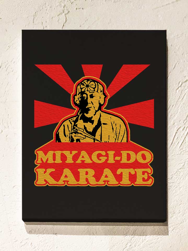 miyagi-do-karate-kid-leinwand schwarz 1