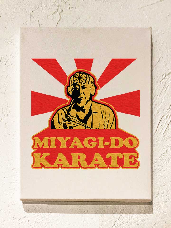 miyagi-do-karate-kid-leinwand weiss 1