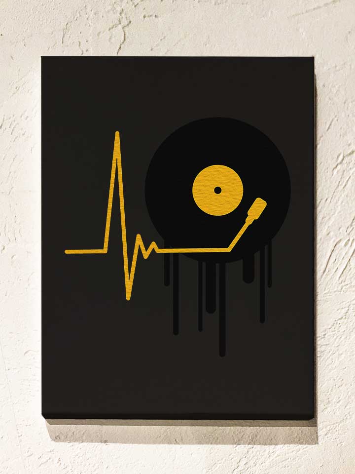 music-pulse-vinyl-leinwand schwarz 1