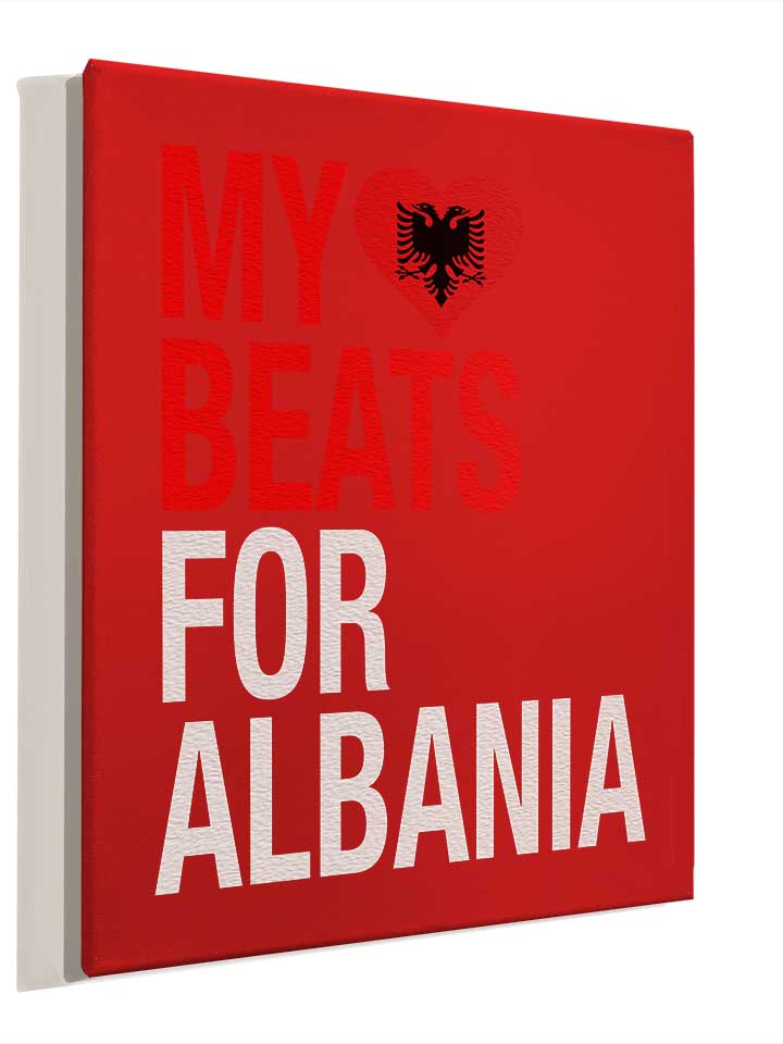 my-heart-beats-for-albania-leinwand rot 4