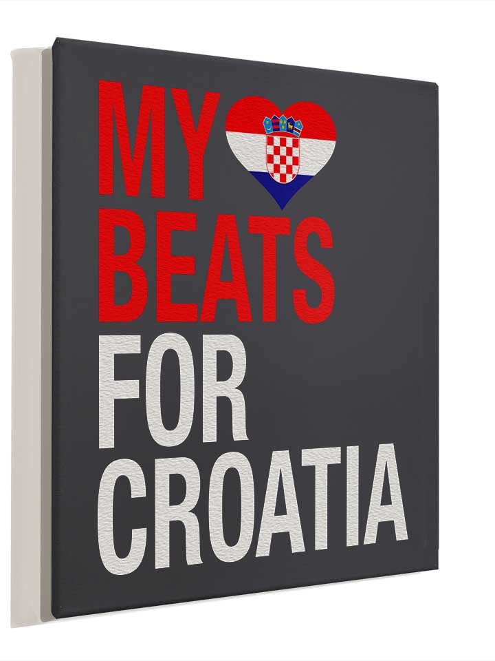 my-heart-beats-for-croatia-leinwand dunkelgrau 4