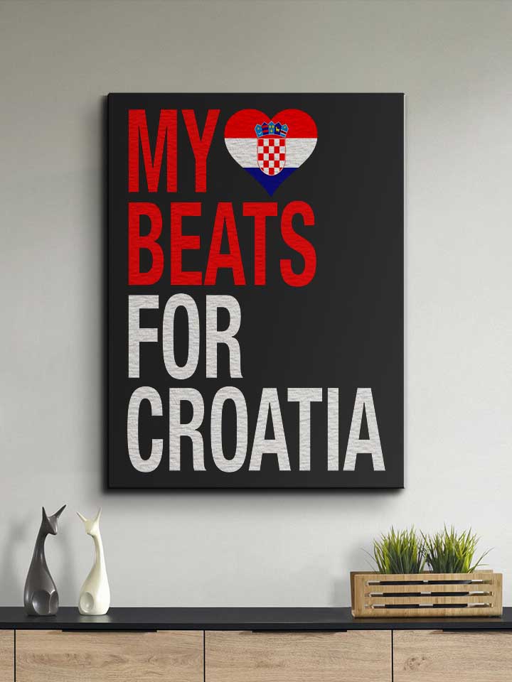 my-heart-beats-for-croatia-leinwand schwarz 2