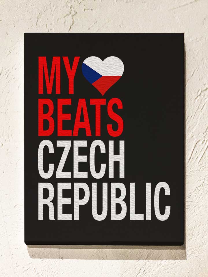 my-heart-beats-for-czech-republic-leinwand schwarz 1
