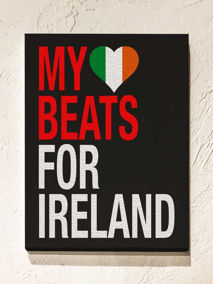 my-heart-beats-for-ireland-leinwand schwarz 1