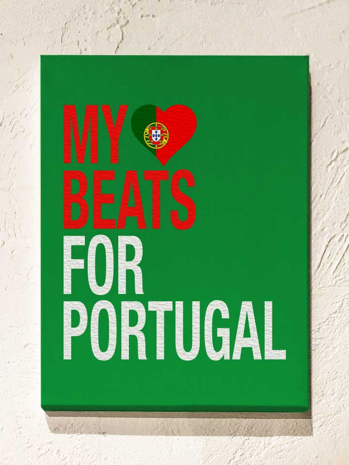 my-heart-beats-for-portugal-leinwand gruen 1