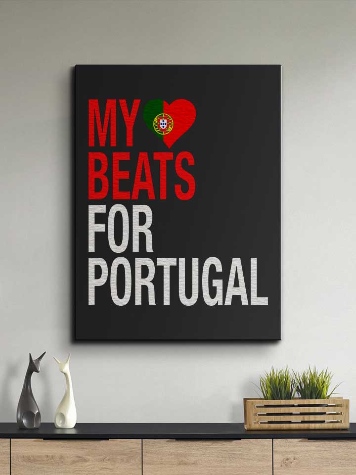 my-heart-beats-for-portugal-leinwand schwarz 2