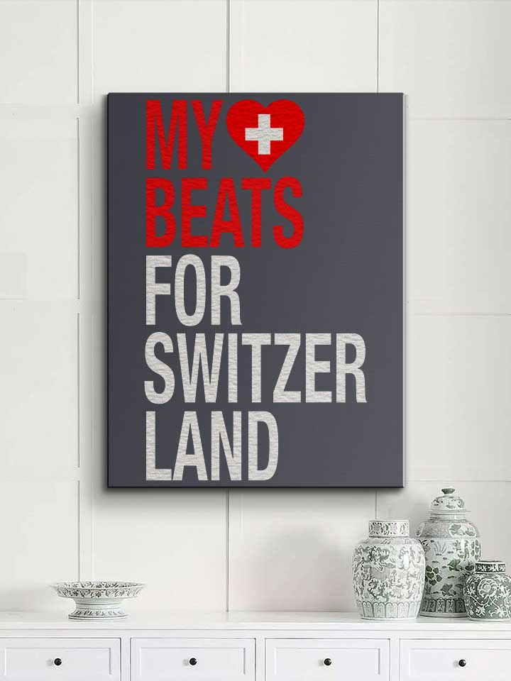my-heart-beats-for-switzerland-leinwand dunkelgrau 2