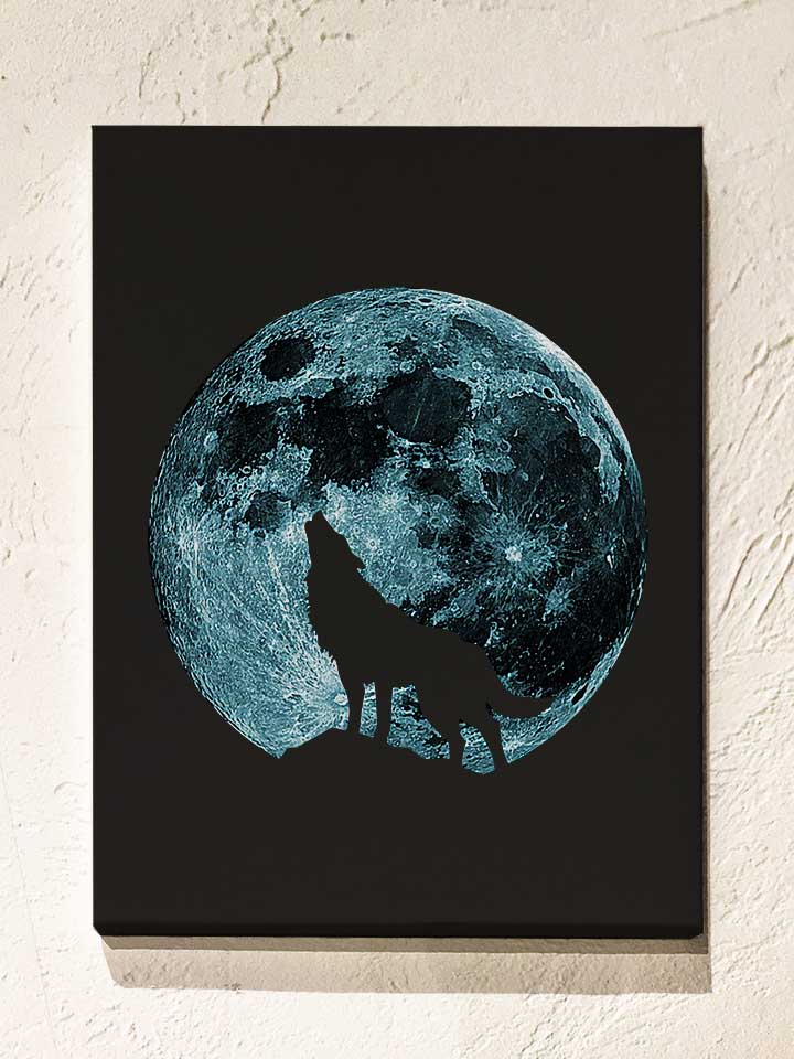 mystic-moon-wolf-leinwand schwarz 1