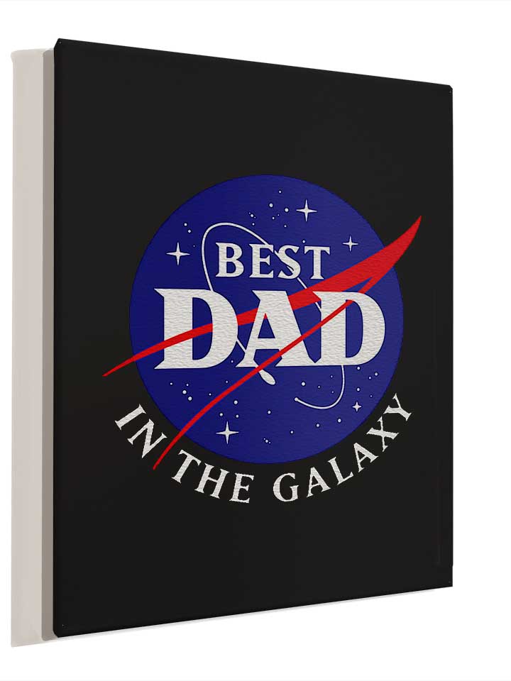 nasa-best-dad-in-the-galaxy-leinwand schwarz 4