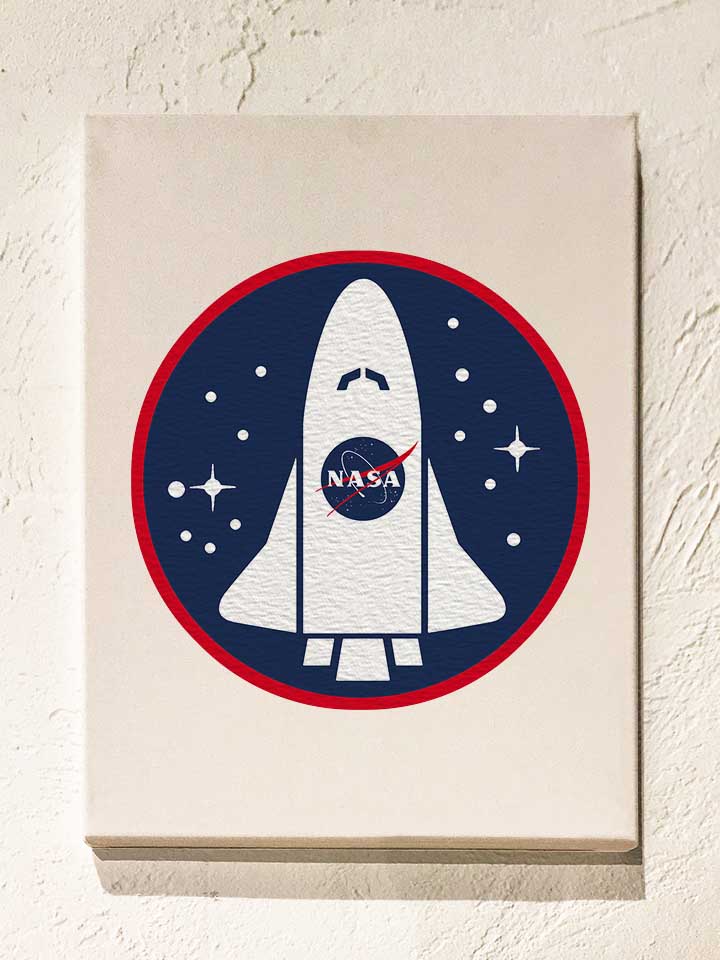 nasa-shuttle-logo-leinwand weiss 1