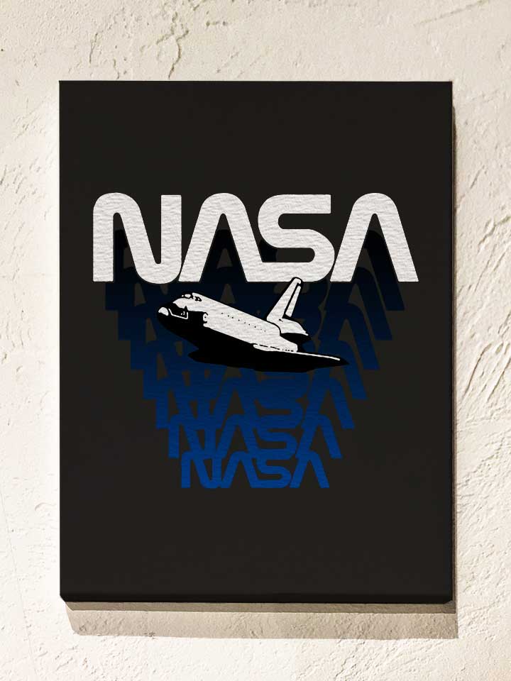 nasa-space-shuttle-leinwand schwarz 1