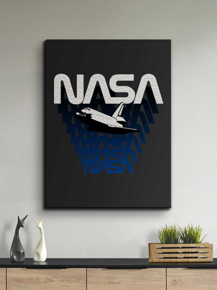 nasa-space-shuttle-leinwand schwarz 2