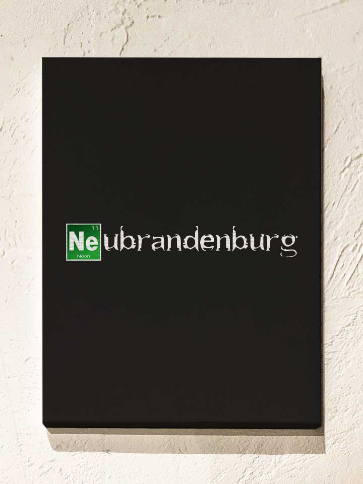 neubrandenburg-leinwand schwarz 1