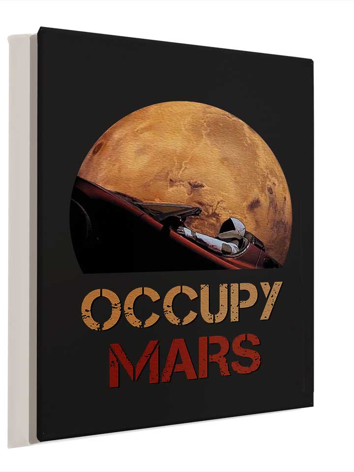 occupy-mars-space-car-leinwand schwarz 4