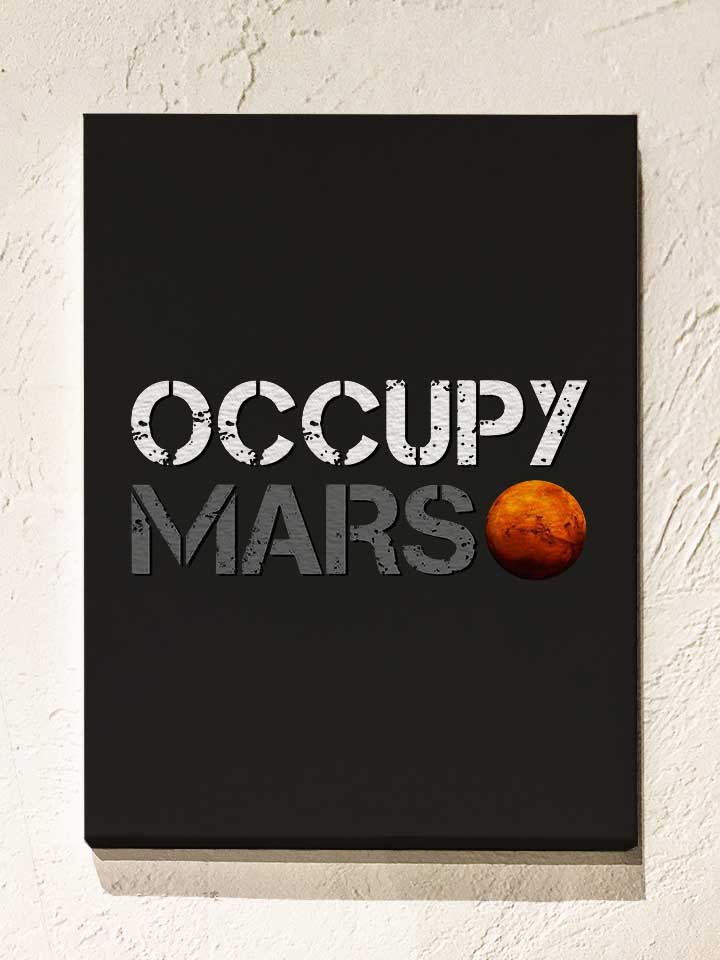 occupy-mars-leinwand schwarz 1