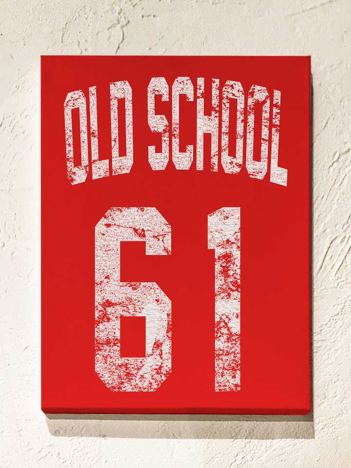 oldschool-1961-leinwand rot 1