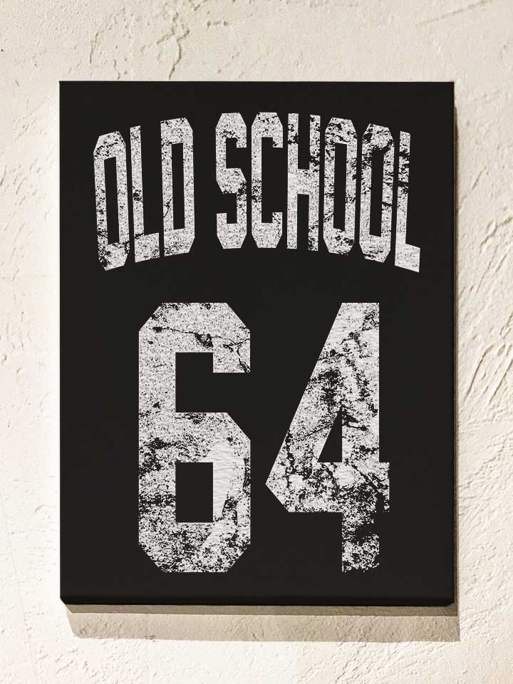 oldschool-1964-leinwand schwarz 1