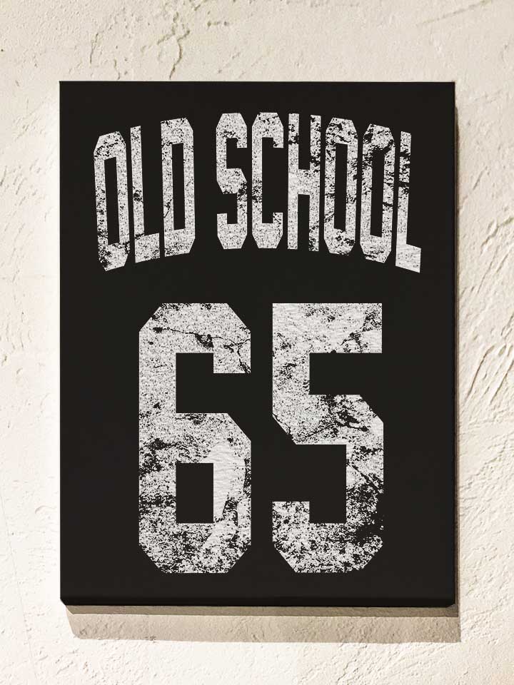 oldschool-1965-leinwand schwarz 1