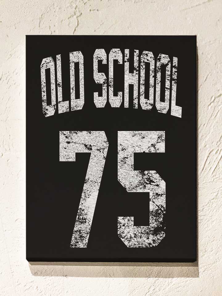Oldschool 1975 Leinwand