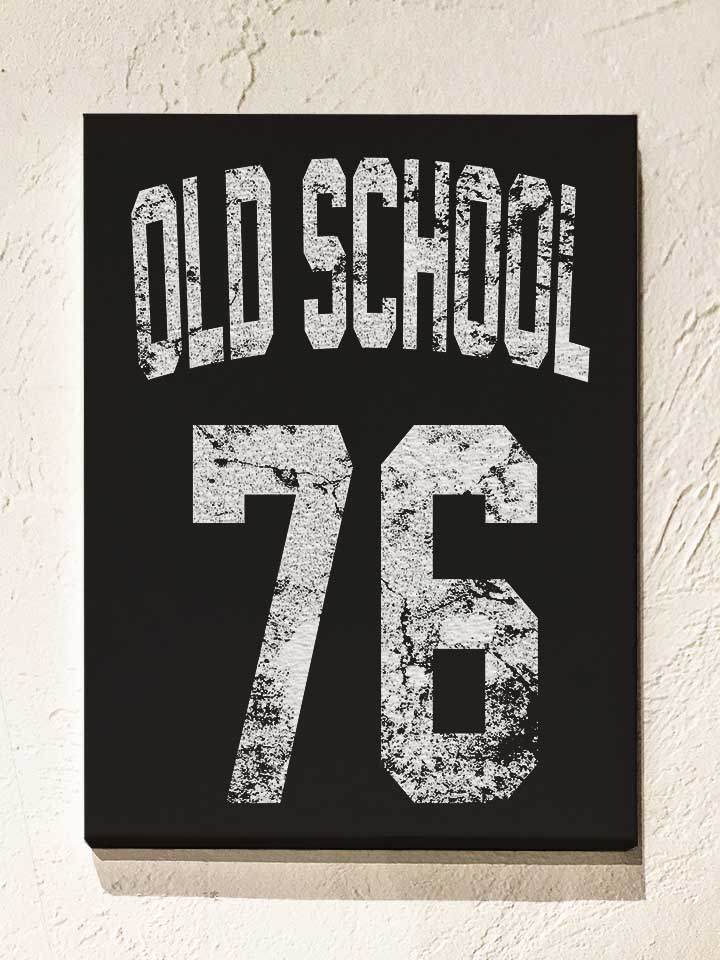 oldschool-1976-leinwand schwarz 1