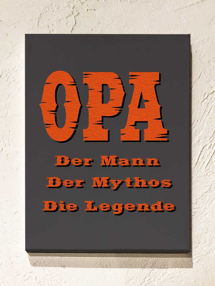opa-der-mann-leinwand dunkelgrau 1