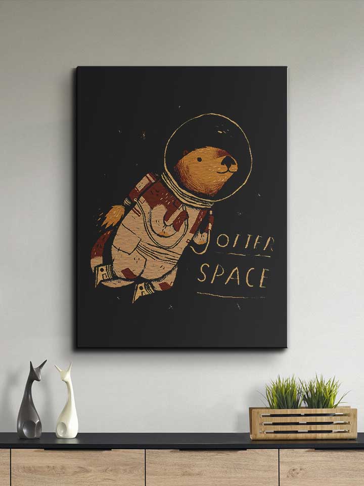 otter-space-astronaut-leinwand schwarz 2