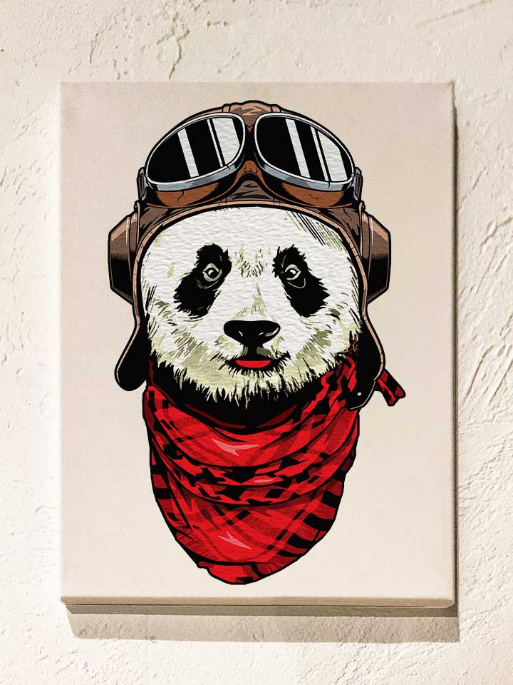 panda-pilot-leinwand weiss 1